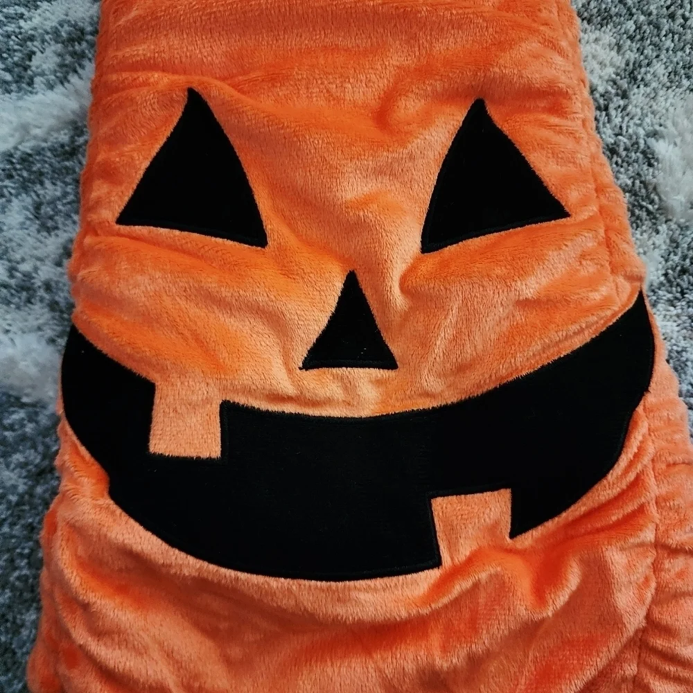 NWT Halloween Plush Pumpkin Pet Dog Costume | Hyde & EEK! Boutique Jack-O-Latern